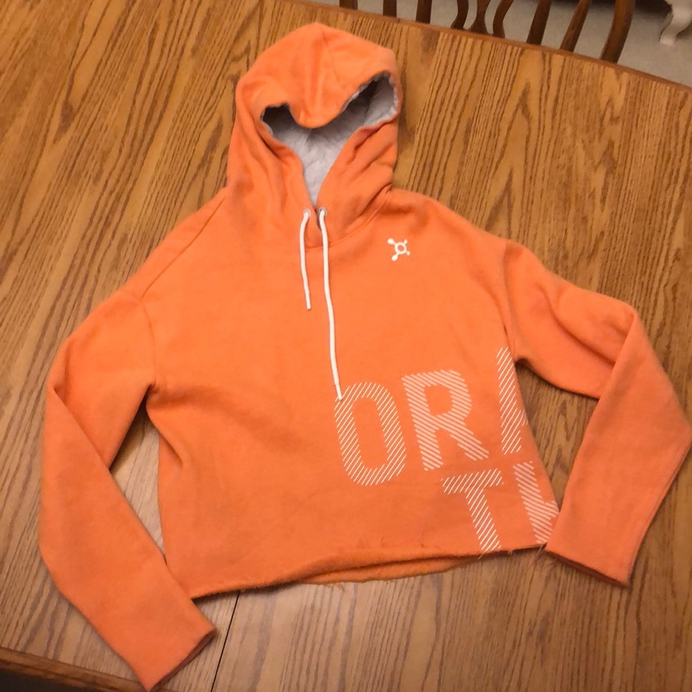 Orangetheory size small crop sweatshirt.